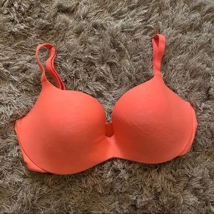 Orange PINK Victoria’s Secret Bra 34DD